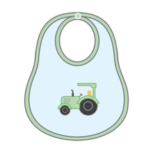  Tractor Time Applique Bib - Magnolia BabyBib