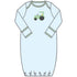 Tractor Time Applique Lap Gown - Magnolia BabyGown