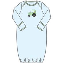  Tractor Time Applique Lap Gown - Magnolia BabyGown