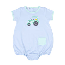  Tractor Time Applique Toddler Bubble - Magnolia BabyBubble