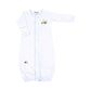 Tractor Time Embroidered Converter - Magnolia BabyConverter Gown