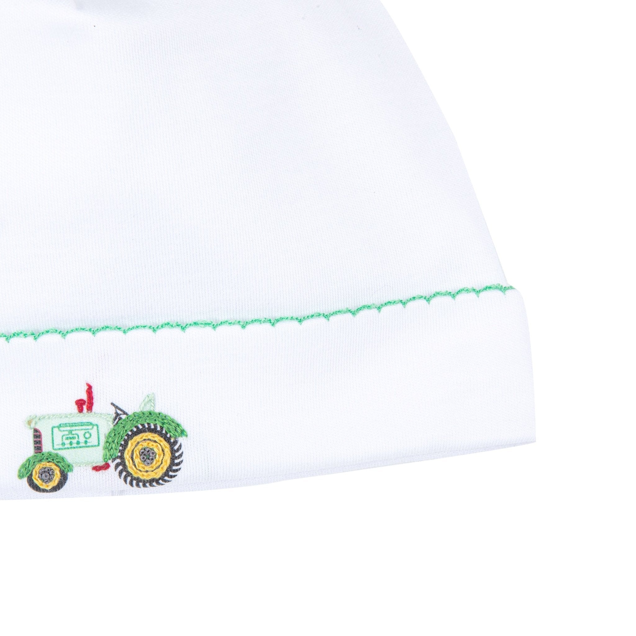 Tractor Time Embroidered Hat - Magnolia BabyHat