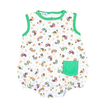  Tractor Time Print Boy Bubble - Magnolia BabyBubble