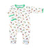 Tractor Time Print Footie - Magnolia BabyFootie