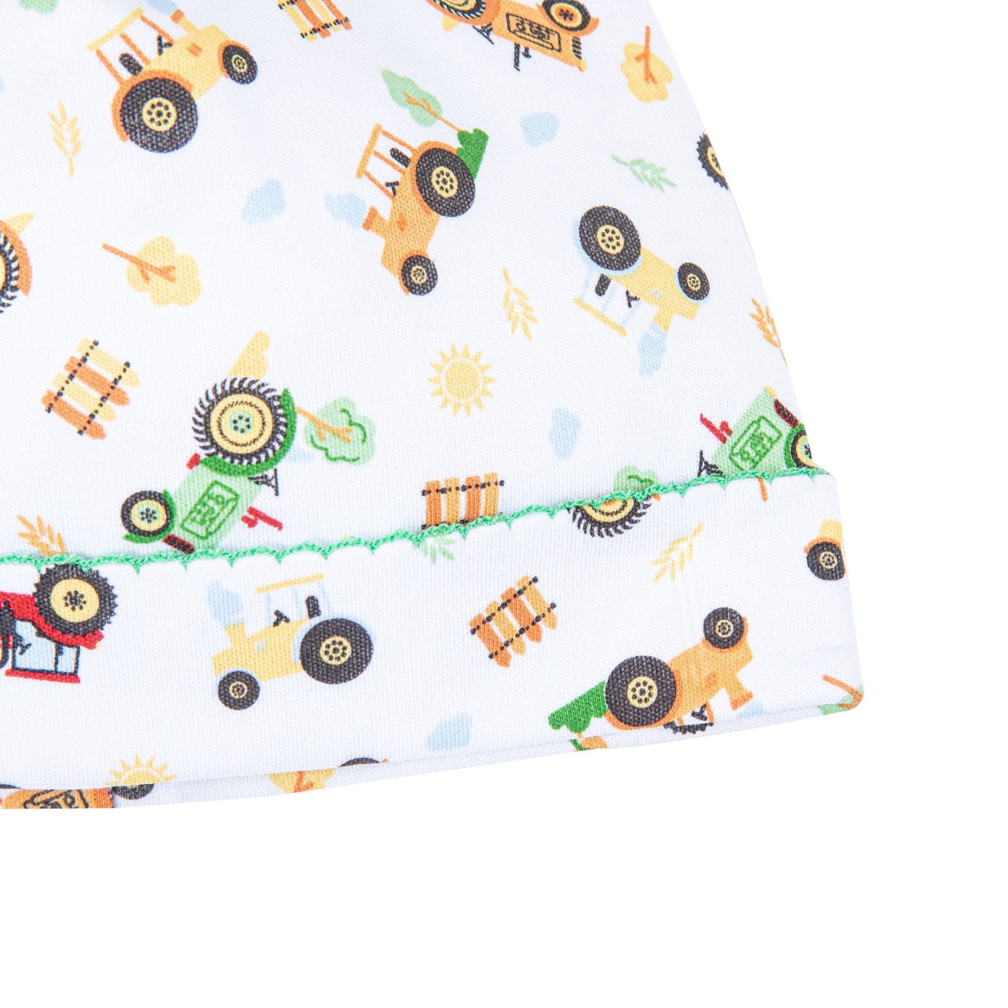 Tractor Time Print Hat - Magnolia BabyHat