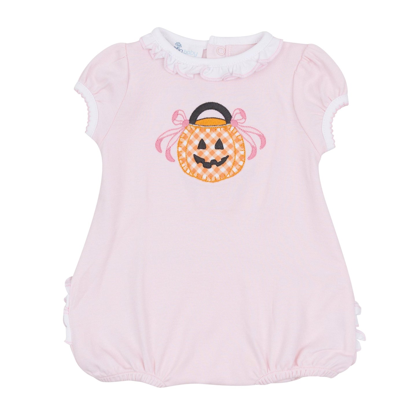 Trick or Treat Applique Bubble - Pink - Magnolia BabyBubble