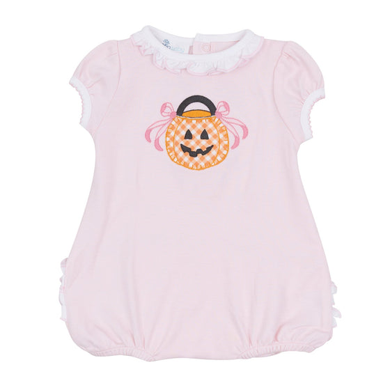 Trick or Treat Applique Bubble - Pink - Magnolia BabyBubble