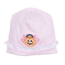  Trick or Treat Applique Ruffle Hat - Pink - Magnolia BabyHat