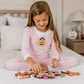 Magnolia Baby_Trick or Treat Applique Ruffle Long Pajamas - Pink_1