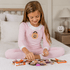 Magnolia Baby_Trick or Treat Applique Ruffle Long Pajamas - Pink_1