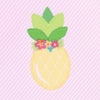 Tropical Pineapple Combo Short Sleeve Dress - Magnolia BabyDress