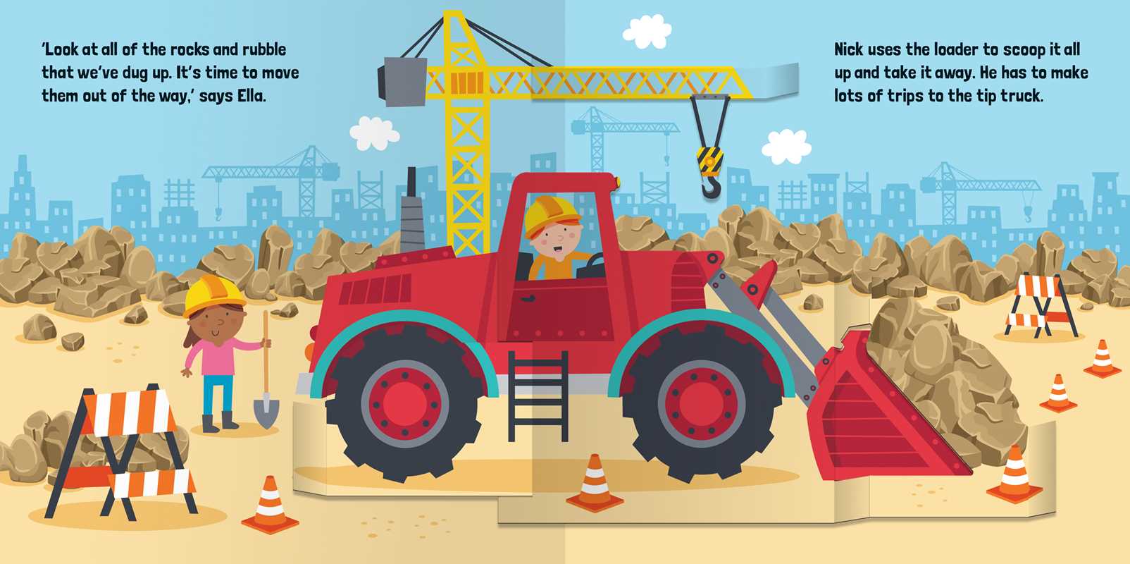 Trucks & Diggers Pop - Up Book - Magnolia BabyBook