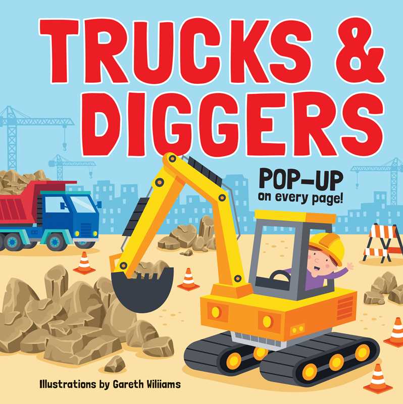 Trucks & Diggers Pop - Up Book - Magnolia BabyBook