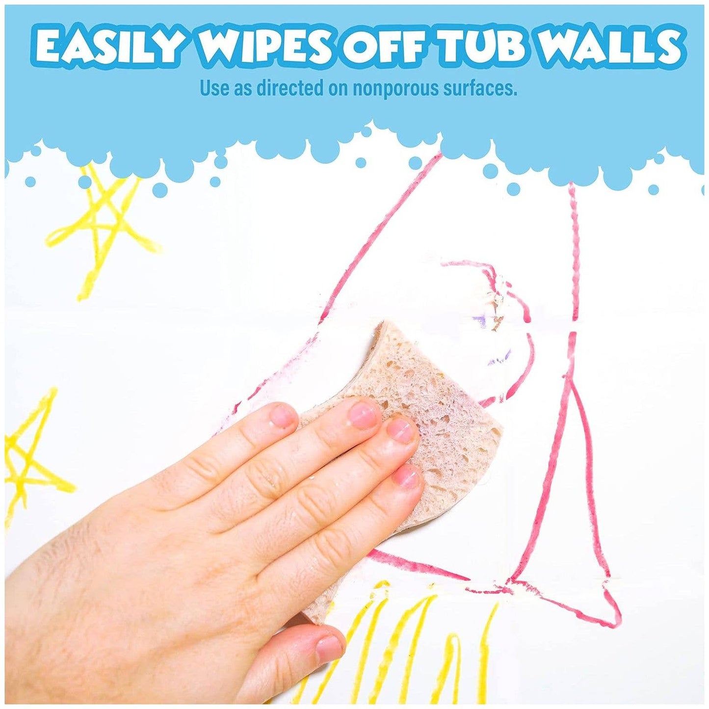 Tub Works® Smooth™ Jumbo Bath Crayons - 7 Pack - Magnolia BabyBath Toy