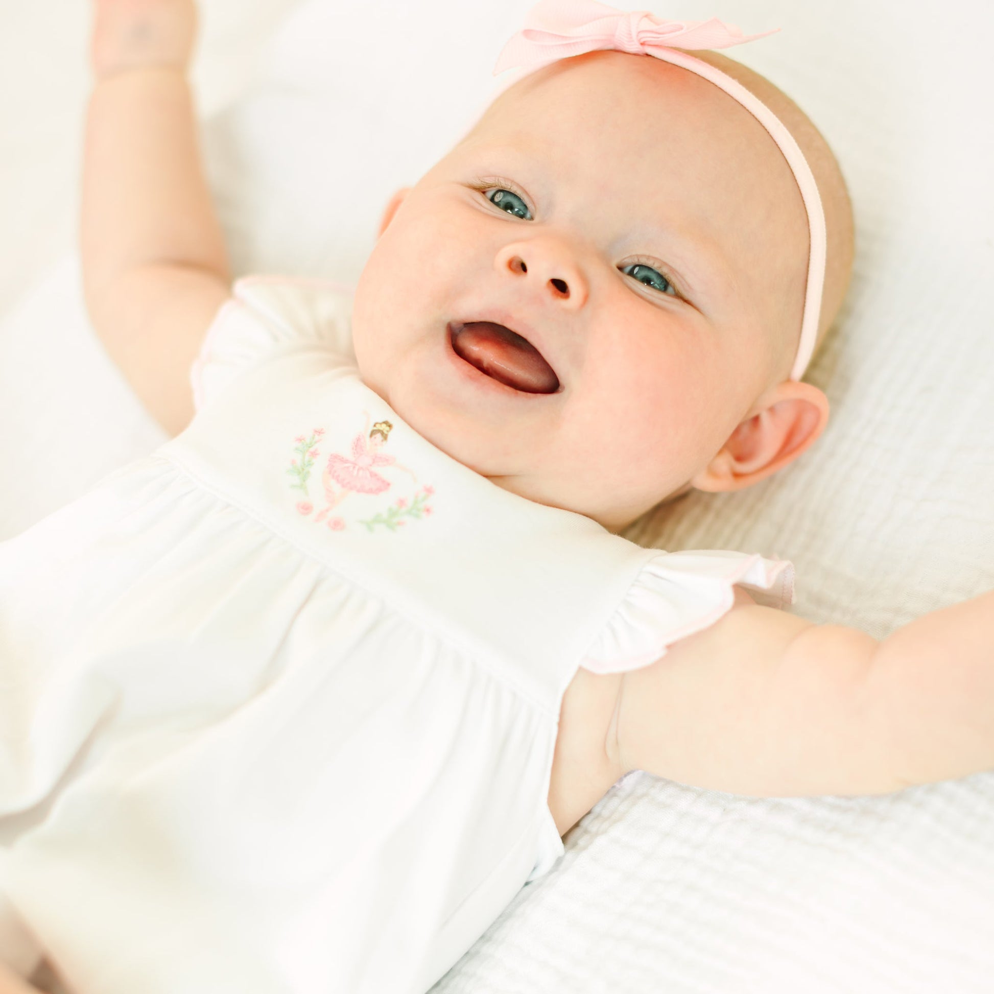 Twinkle Toes Embroidered Bubble - Magnolia BabyBubble