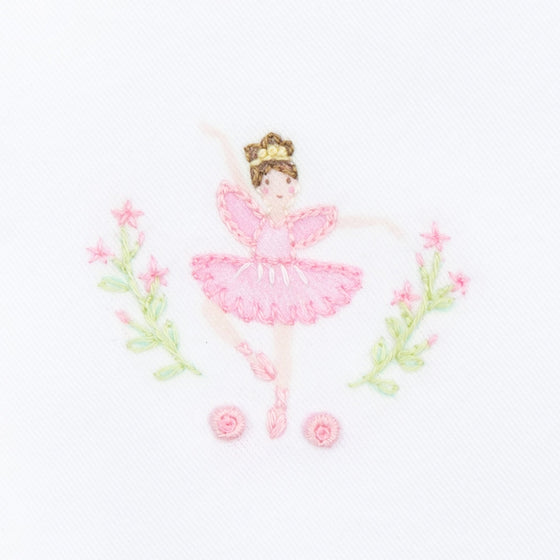 Twinkle Toes Embroidered Footie - Magnolia BabyFootie