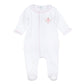 Twinkle Toes Embroidered Footie - Magnolia BabyFootie