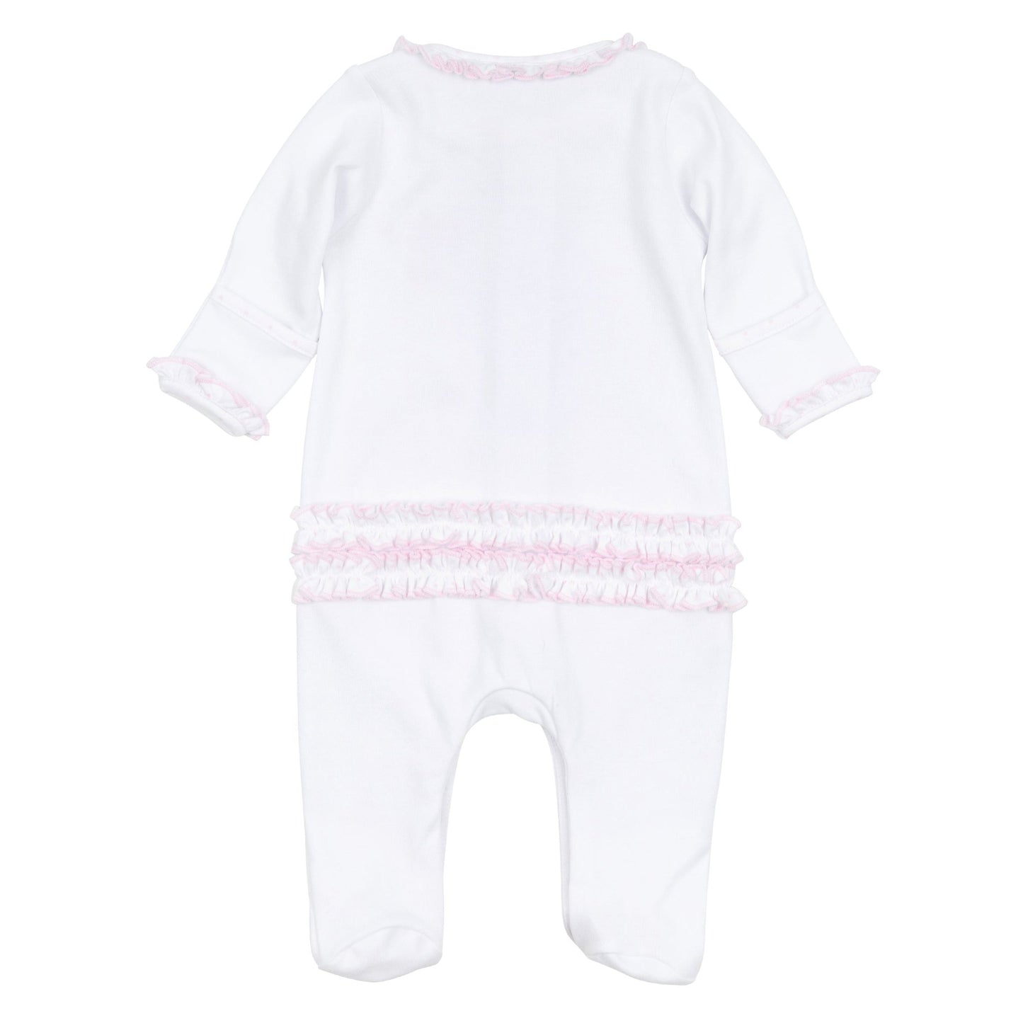 Twinkle Toes Embroidered Footie - Magnolia BabyFootie