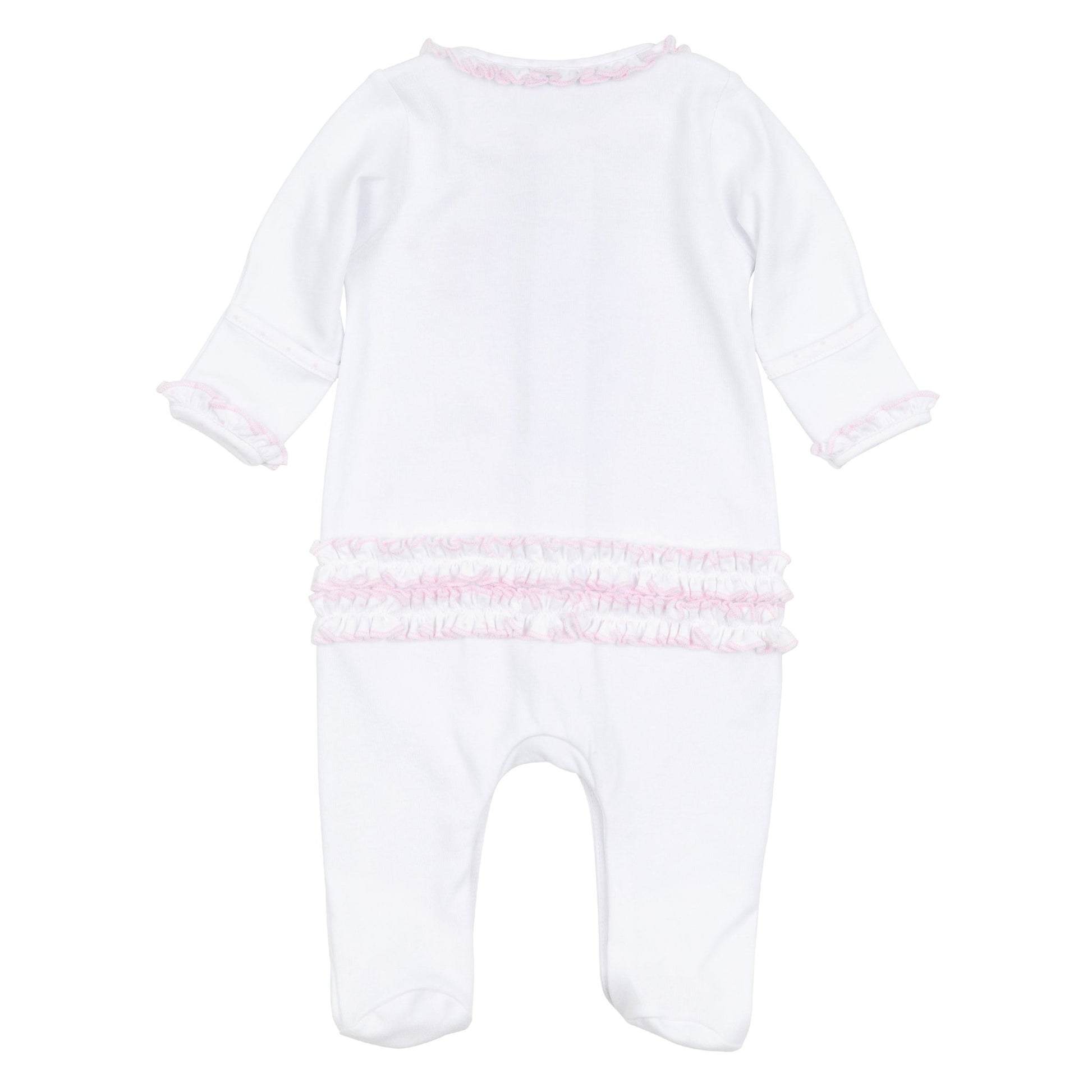 Twinkle Toes Embroidered Footie - Magnolia BabyFootie