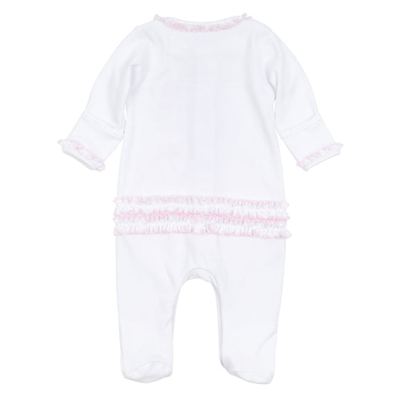 Twinkle Toes Embroidered Footie - Magnolia BabyFootie