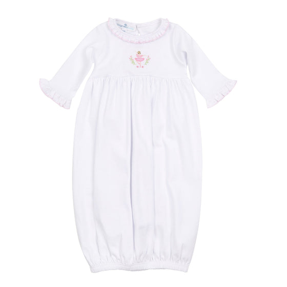 Twinkle Toes Embroidered Gown - Magnolia BabyGown