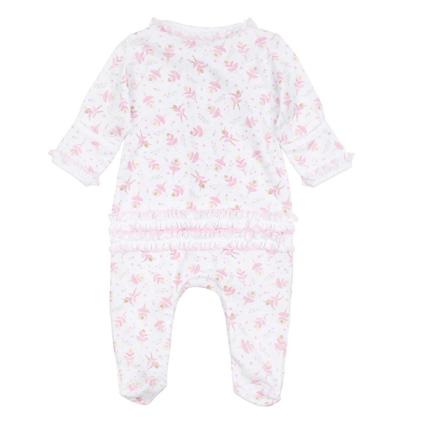 Twinkle Toes Print Footie - Magnolia BabyFootie