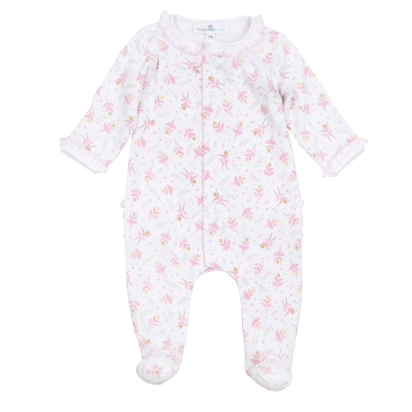 Twinkle Toes Print Footie - Magnolia BabyFootie