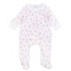 Twinkle Toes Print Zip Footie - Magnolia BabyFootie