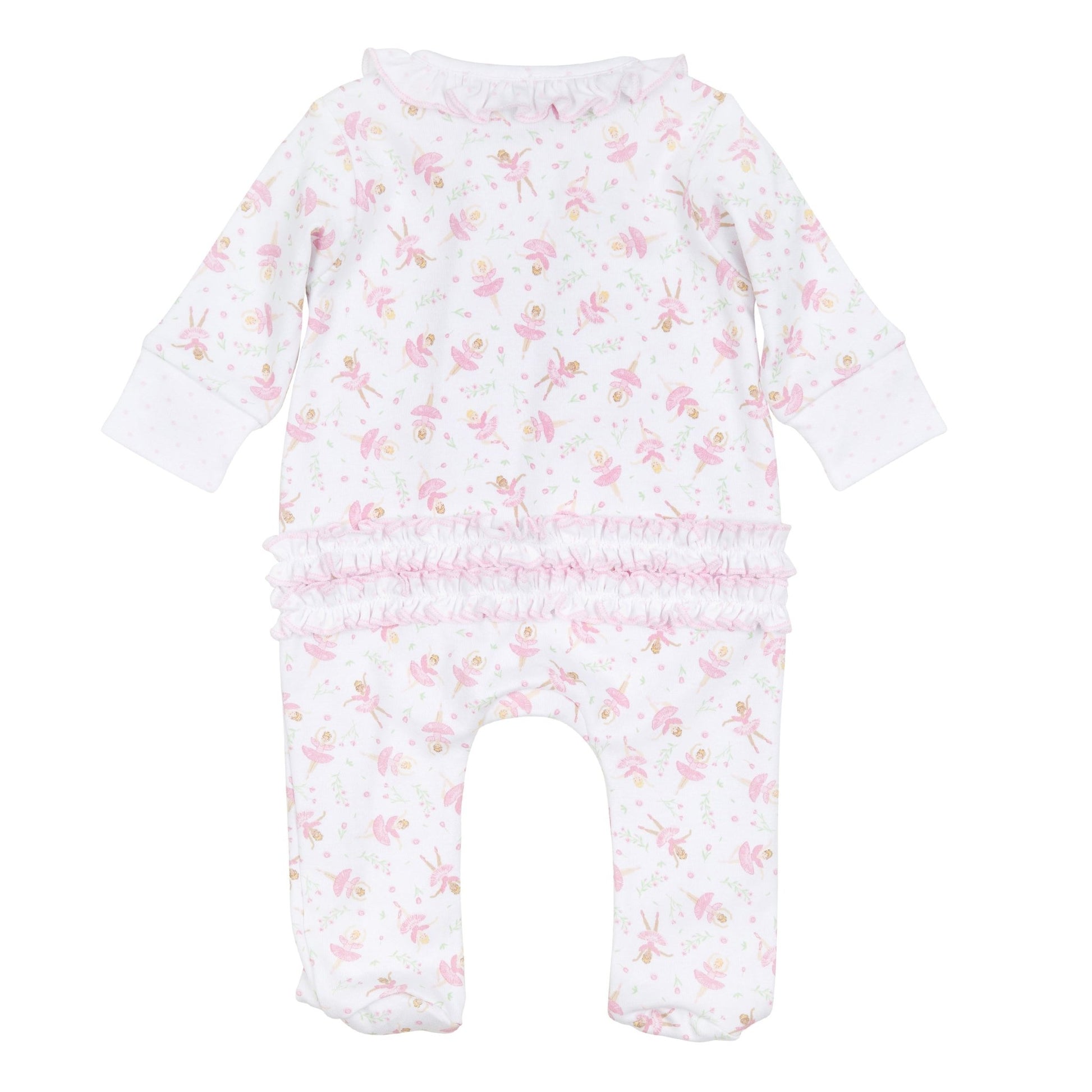 Twinkle Toes Print Zip Footie - Magnolia BabyFootie