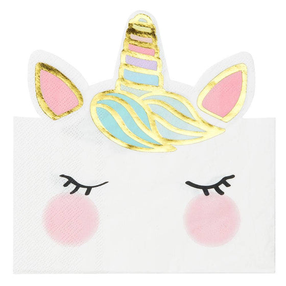 Unicorn Birthday Party Napkins - 12 Pack - Magnolia BabyParty Supplies