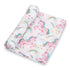 Unicorn Crew Muslin Swaddle Blanket - Magnolia BabySwaddle Blanket
