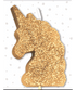 Unicorn Gold Glitter Candle - Magnolia BabyBirthday Candles