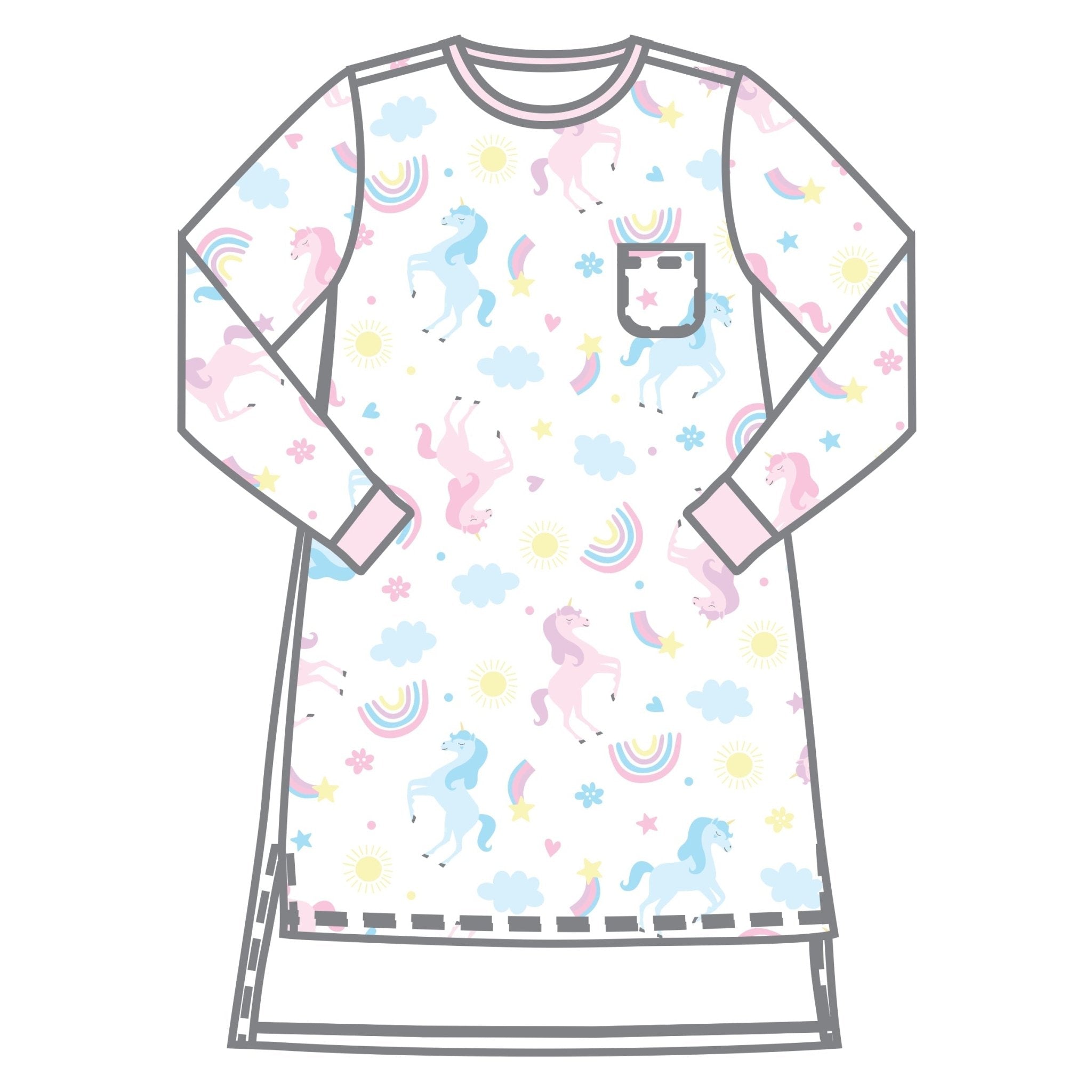 Unicorn Magic Nightdress - Magnolia BabyNightdress