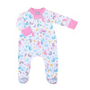 Unicorn Magic Zip Footie - Magnolia BabyFootie