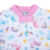 Unicorn Magic Zip Footie - Magnolia BabyFootie