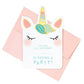 Unicorn Party Invites - 8 Pack - Magnolia BabyParty Supplies