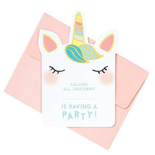  Unicorn Party Invites - 8 Pack - Magnolia BabyParty Supplies