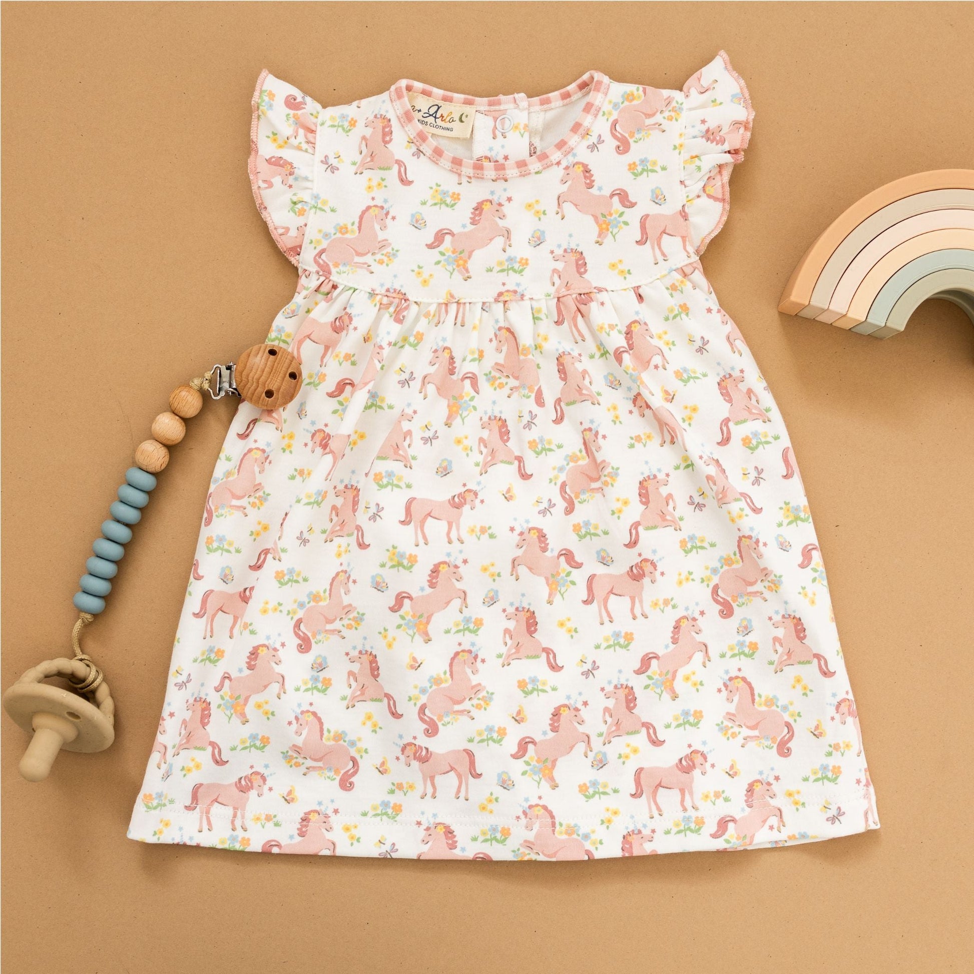 Unicorn's Meadow Dress - Magnolia BabyDress