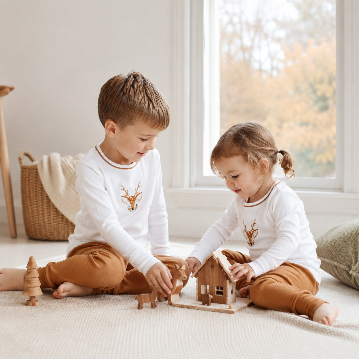 Buckhead Hand-Embroidered Long Pajamas