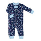 Up, Up and Away Navy Zipper Pajamas - Magnolia BabyZipper Pajamas