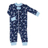 Up, Up and Away Navy Zipper Pajamas - Magnolia BabyZipper Pajamas