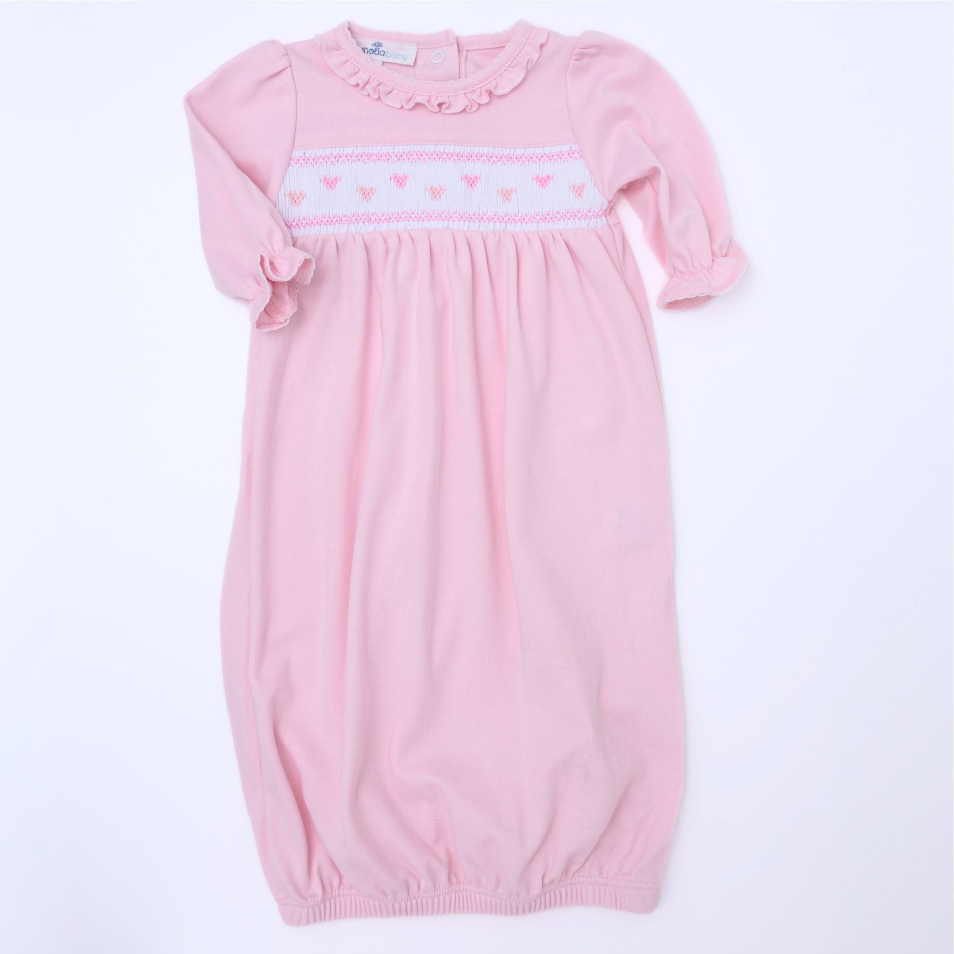 Valentine's Classics Smocked Gown - Magnolia BabyGown