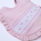 Valentine's Classics Smocked Ruffle Bib - Magnolia BabyBib