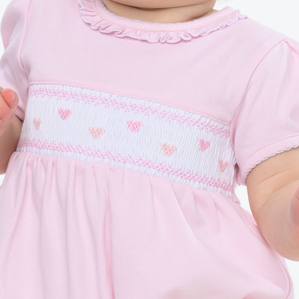 Heart Classics Smocked Short Sleeve Bubble 18 Months