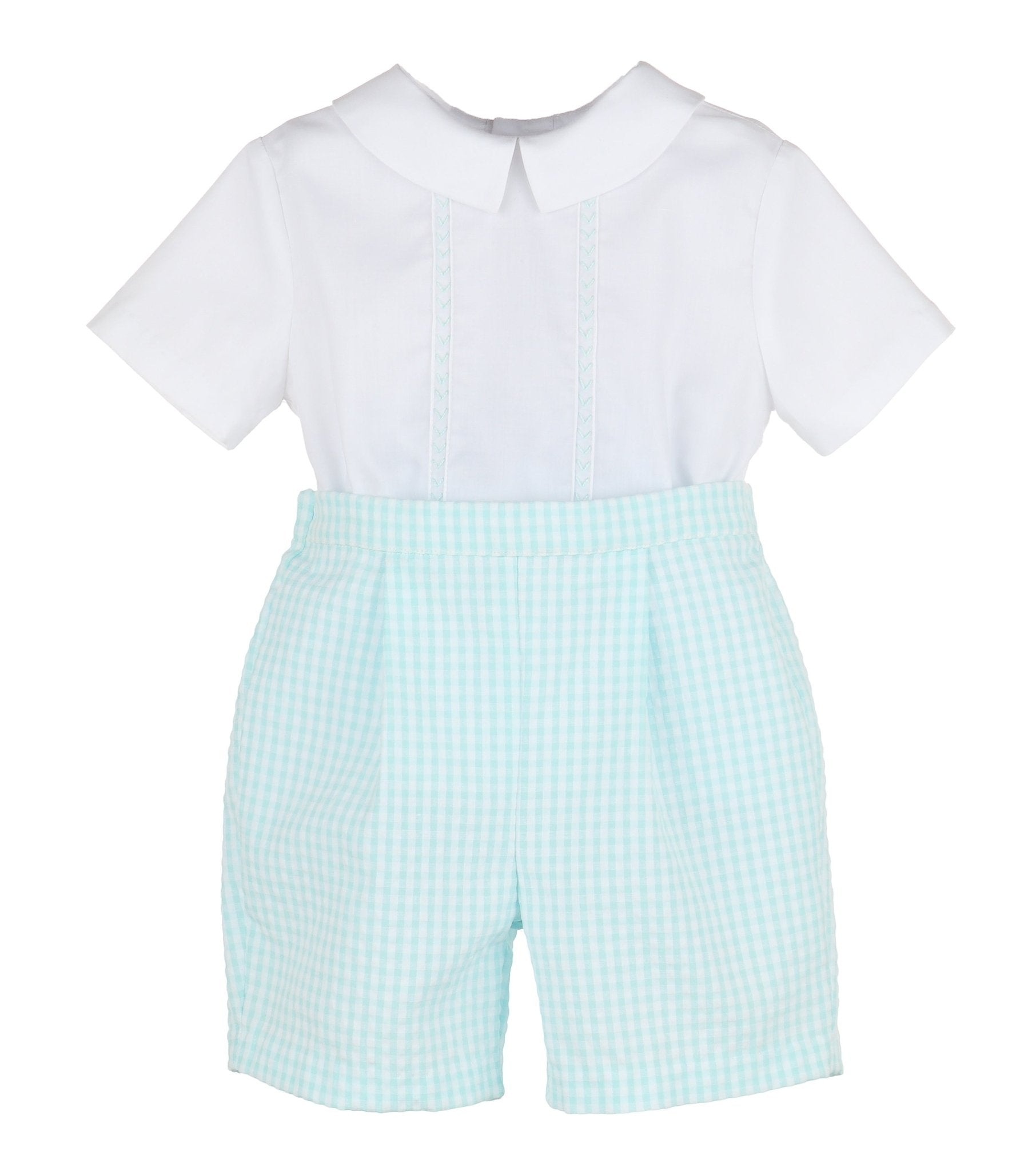 Vichy Boy Shorts Set - Magnolia BabyShort Set