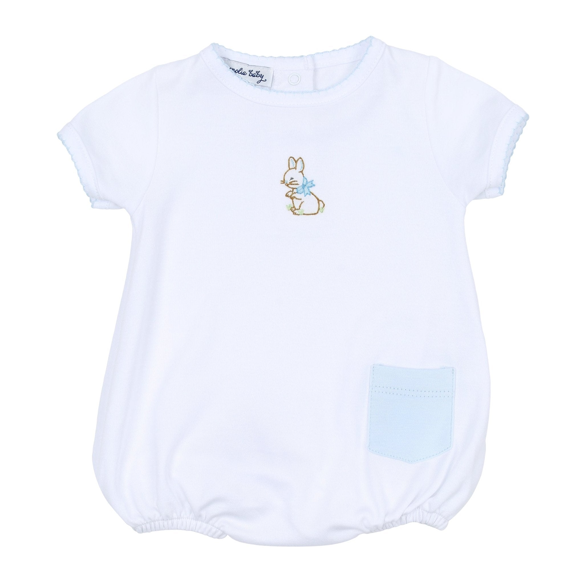 Vintage Bunny Infant Bubble - Blue - Magnolia BabyBubble