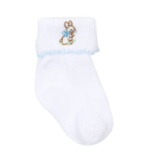  Vintage Bunny Socks - Blue - Magnolia BabySocks
