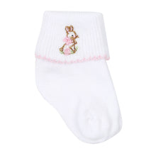  Vintage Bunny Socks - Pink - Magnolia BabySocks