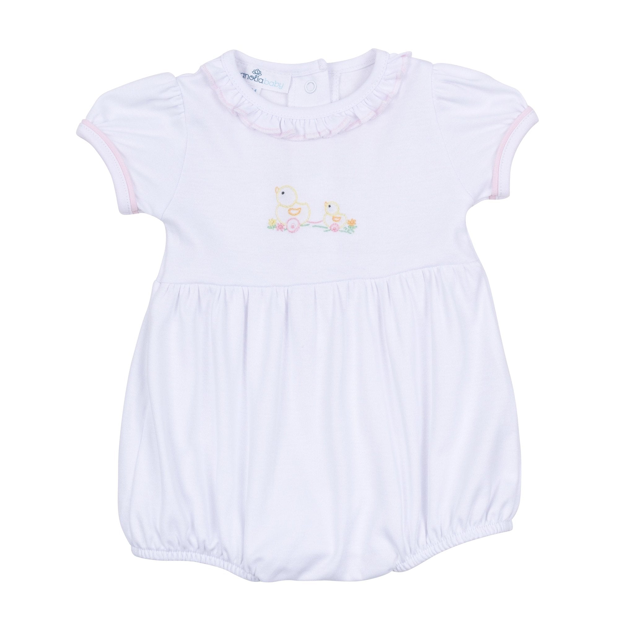 Vintage Duckie Pulltoy Bubble - Pink - Magnolia BabyBubble