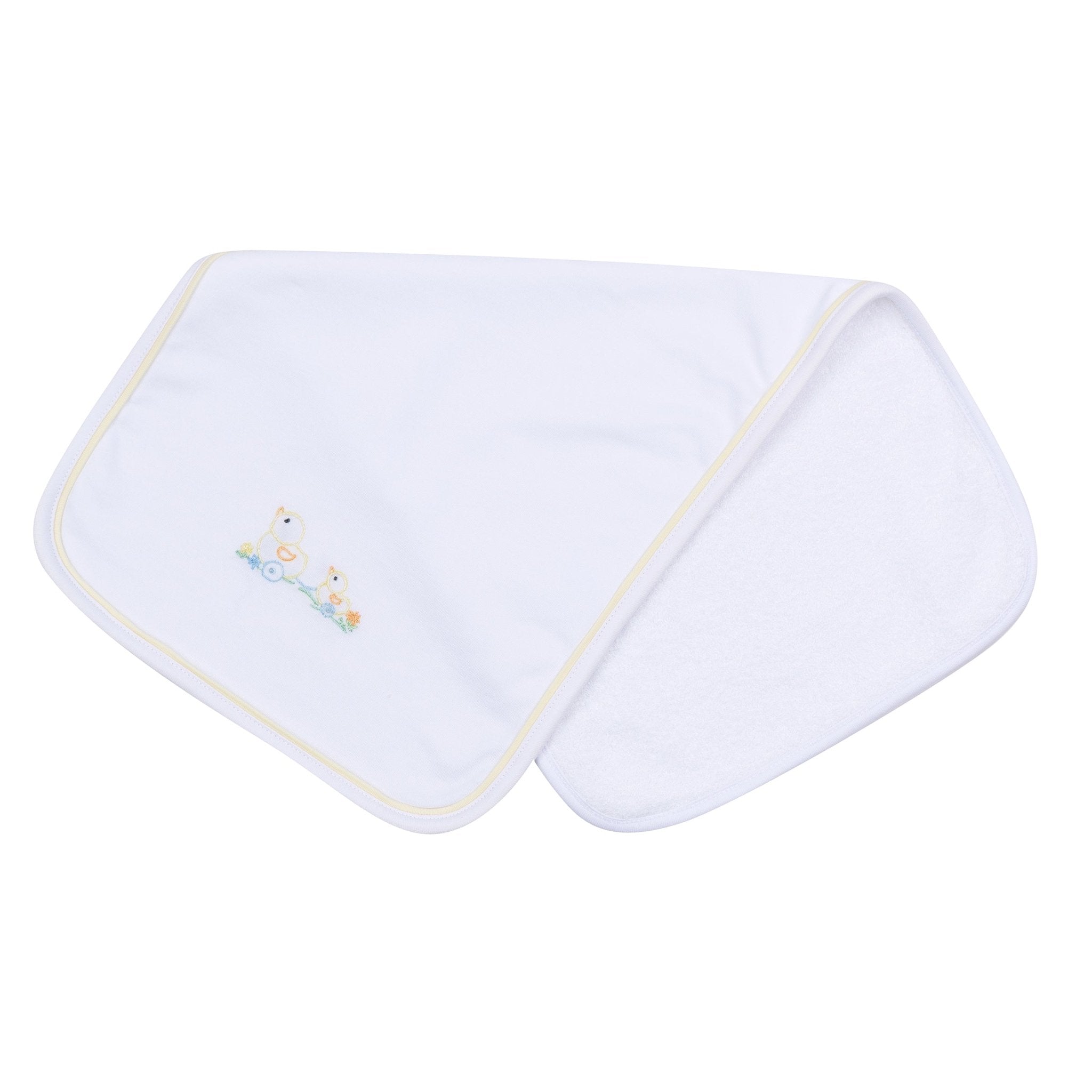 Vintage Duckie Pulltoy Burp Cloth - Yellow - Magnolia BabyBurp Cloth